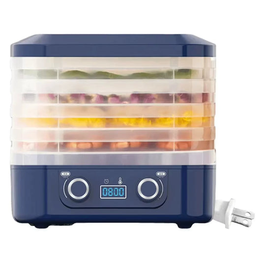48Hours Long Lasting Thermostatic Fruit Drying Device 5 Layers Food Dehydrator Snack Herb Desiccator Temperature Adjustable