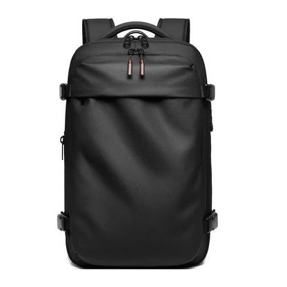 Men Travel Backpack Vacuum Compression Laptop Backpack 17 Inch Extended Large Capacity School Backpack Hiking Business Backpack