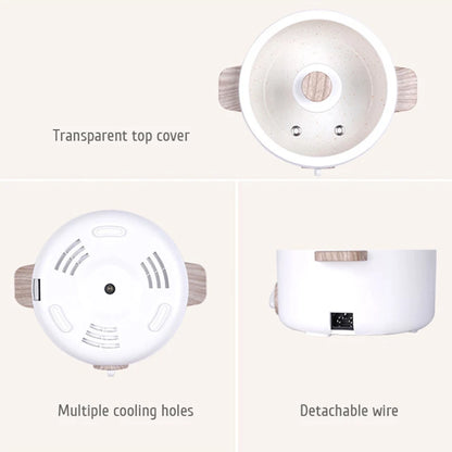 Multi-Function Mini Cookers Electric Cooking Boiling Pot Electric Heat Pan Dormitory Household 1-2 People Electric Rice Cookers