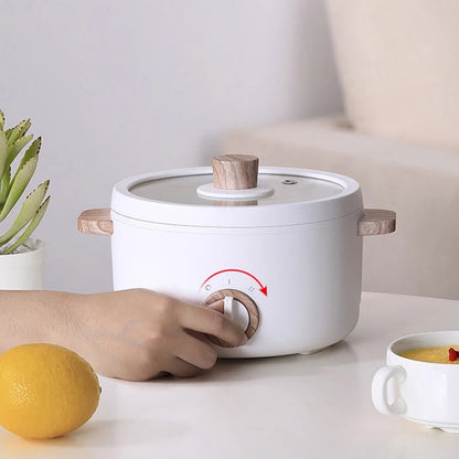 Multi-Function Mini Cookers Electric Cooking Boiling Pot Electric Heat Pan Dormitory Household 1-2 People Electric Rice Cookers